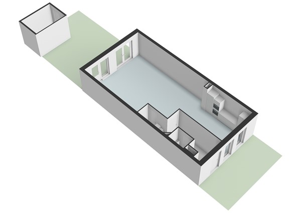 Floorplan - Duyfraklaan 128, 2235 TV Valkenburg